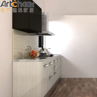 단단한 나무 메라민 완공 부엌 캐비닛 드로거 손잡이 고객 만족을 위해