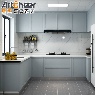 조정 가능한 선반 부엌 캐비닛과 현대의 단단한 오크 가구 디자인에서 드로거