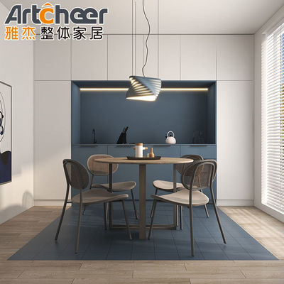 커스텀 디자인 고급 화이트 PVC 모듈식 부엌 캐비닛